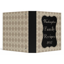 Personalised Cooking Family Recipe Binder Gift