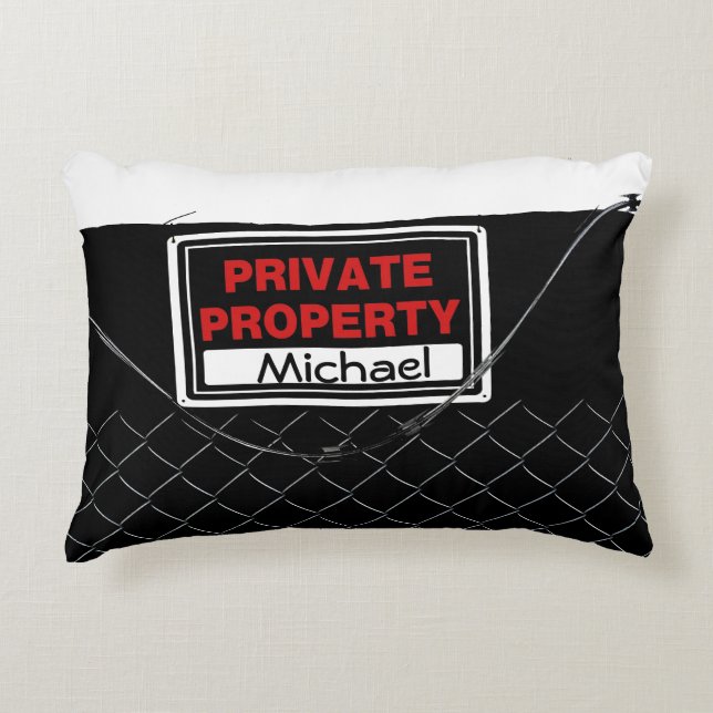 Personalised Cool Funny Unique Decorative Cushion (Front)