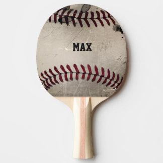 Personalised Cool Grunge Baseball Ping Pong Paddle