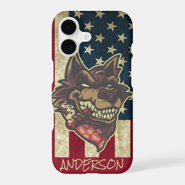 Personalised Cool Wolf (Back)