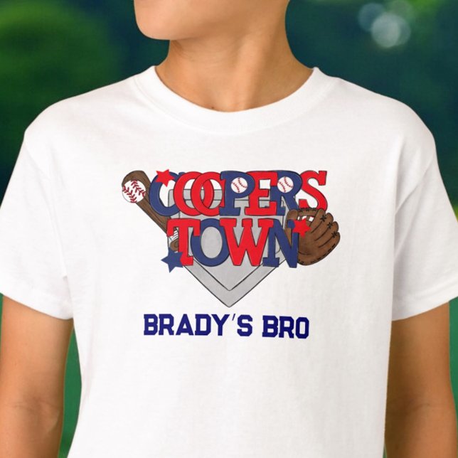 Personalised Cooperstown Brother Shirt Patriotic (Creator Uploaded)