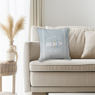 Personalised Coordinates Beach Cushion