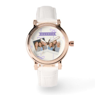 Personalised Coquette Bow Name Girly Aesthetic Watch