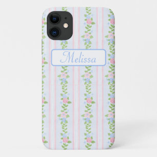 Personalised Coquette Preppy Floral Case-Mate iPhone Case