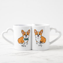 Personalised Corgi Couples