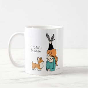 Personalised Corgi Mama Coffee Mug