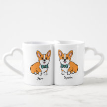 Personalised Corgi Mr. & Mr. Couples