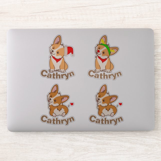 Personalised Corgi Set (Computer)