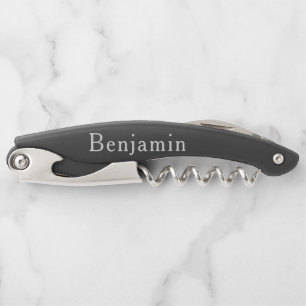 Personalised Corkscrew, bottle opener