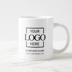 Personalised Corporate Company Logo Employee Gift Large Coffee Mug