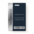 Personalised Corporate Employee Blue Silver ID