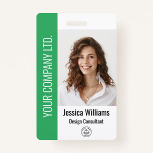Personalised Corporate Employee Green ID ID Badge