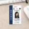 Personalised Corporate Employee ID Badge Blue