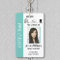 Personalised Corporate Employee ID Badge Teal