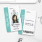 Personalised Corporate Employee ID Badge Teal