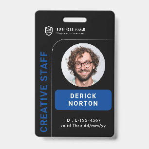 personalised Corporate photo Custom Employee Bad ID Badge