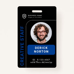personalised Corporate photo   Custom Employee Bad ID Badge