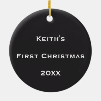 Personalised Cosmic Bubble Flow Ceramic Tree Decoration