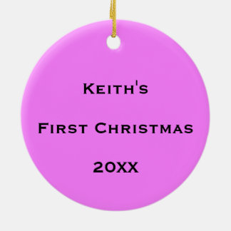 Personalised Cosmic Bubble Flow Ceramic Tree Decoration