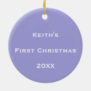 Personalised Cosmic Bubble Flow Ceramic Tree Decoration