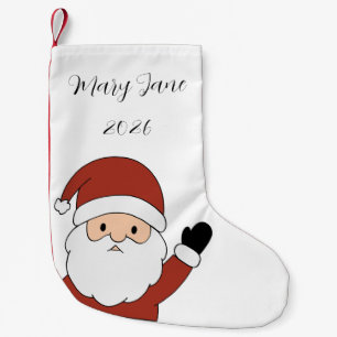 Personalised Cosy Santa Christmas Stocking