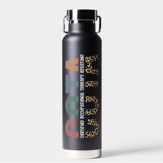 Personalised COTA Occupational Therapy Assistant Water Bottle (Front)