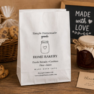 Personalised Cottage Food Packaging for Cookies Favour Bags
