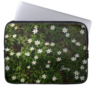 Personalised Cottagecore and Wildflower  Laptop Sleeve