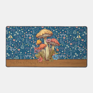 Personalised Cottagecore Mushroom XL Deskmat V4