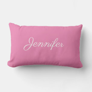 Personalised Cotton Lumbar Throw Pillow