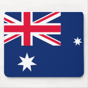Personalised Country Flag Australia Aussie Mouse Pad