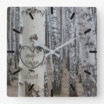 Personalised Country Rustic Carved Heart