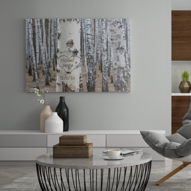 Personalised Country Rustic Carved Names in Heart Fleece Blanket (Creator Uploaded)