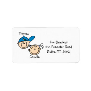 Personalised Couple Address Labels