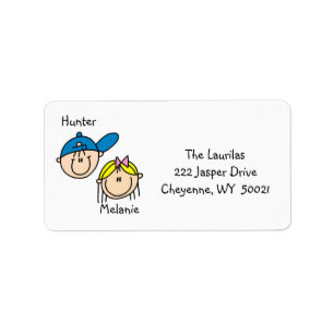 Personalised Couple Address Labels