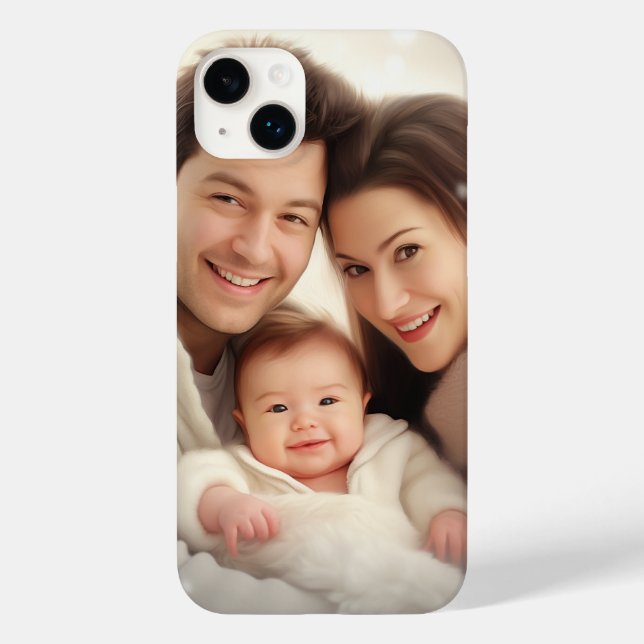 Personalised Couple Photo iPhone Case (Back)