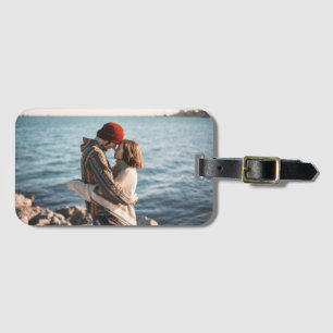Personalised Couple Photo Keepsake Luggage Tag