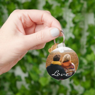 Personalised Couple Photo Love Keychain