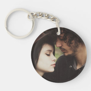Personalised Couple's  Photo Keychain