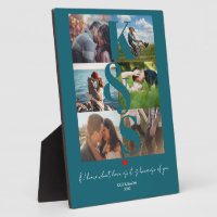 Personalised Couples Photo Love Monogrammed
