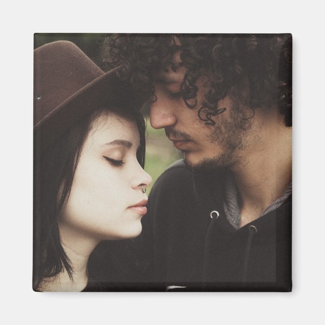 Personalised Couple's Photo Magnet (Front)