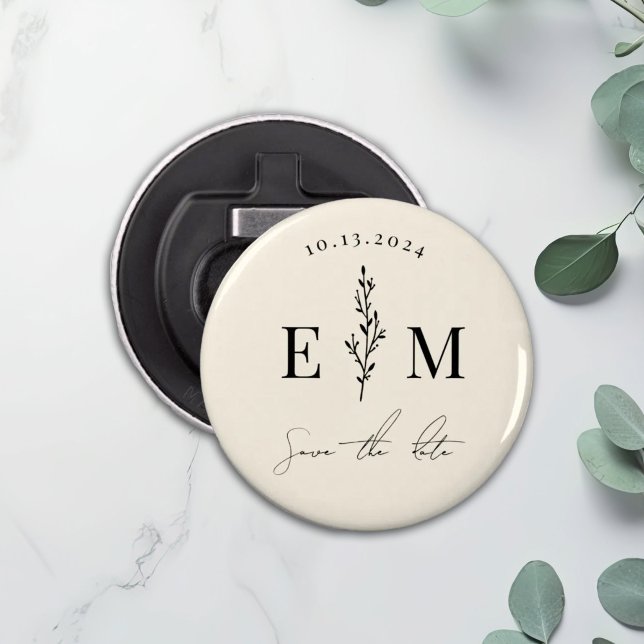 Personalised Couples Shower Wedding save the date Bottle Opener (Creator Uploaded)