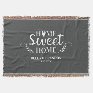 Personalised Couples Wedding Throw Blanket