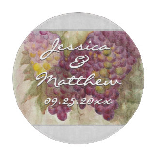 Personalised Couples Wine Themed Charcuterie Cutting Board
