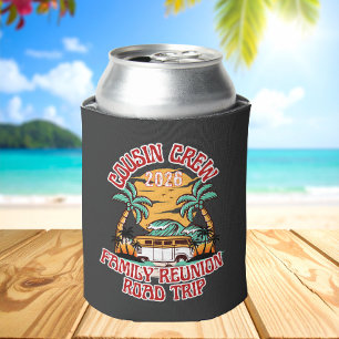 Personalised cousin crew family reunion can cooler