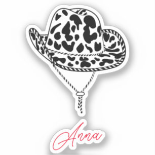 Personalised Cowgirl Hat Bachelorette Custom Name