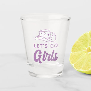 Personalised Cowgirl Hat Bachelorette Shot Glass