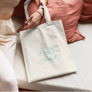 Personalised Cowgirl Hat Bachelorette  Tote Bag