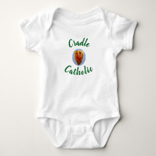 Personalised "Cradle Catholic" Baby Bodysuit