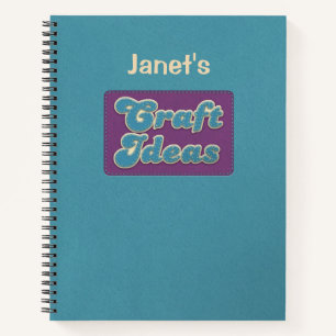 Personalised Craft Ideas Notebook